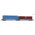 Vagon portcontainer dublu NACCO - H0 Roco 6600036